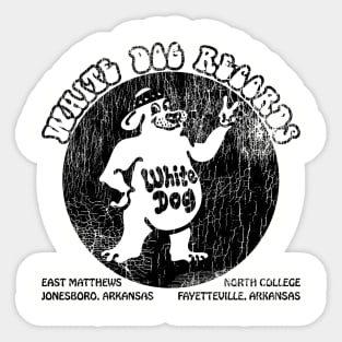 White Dog Records Sticker